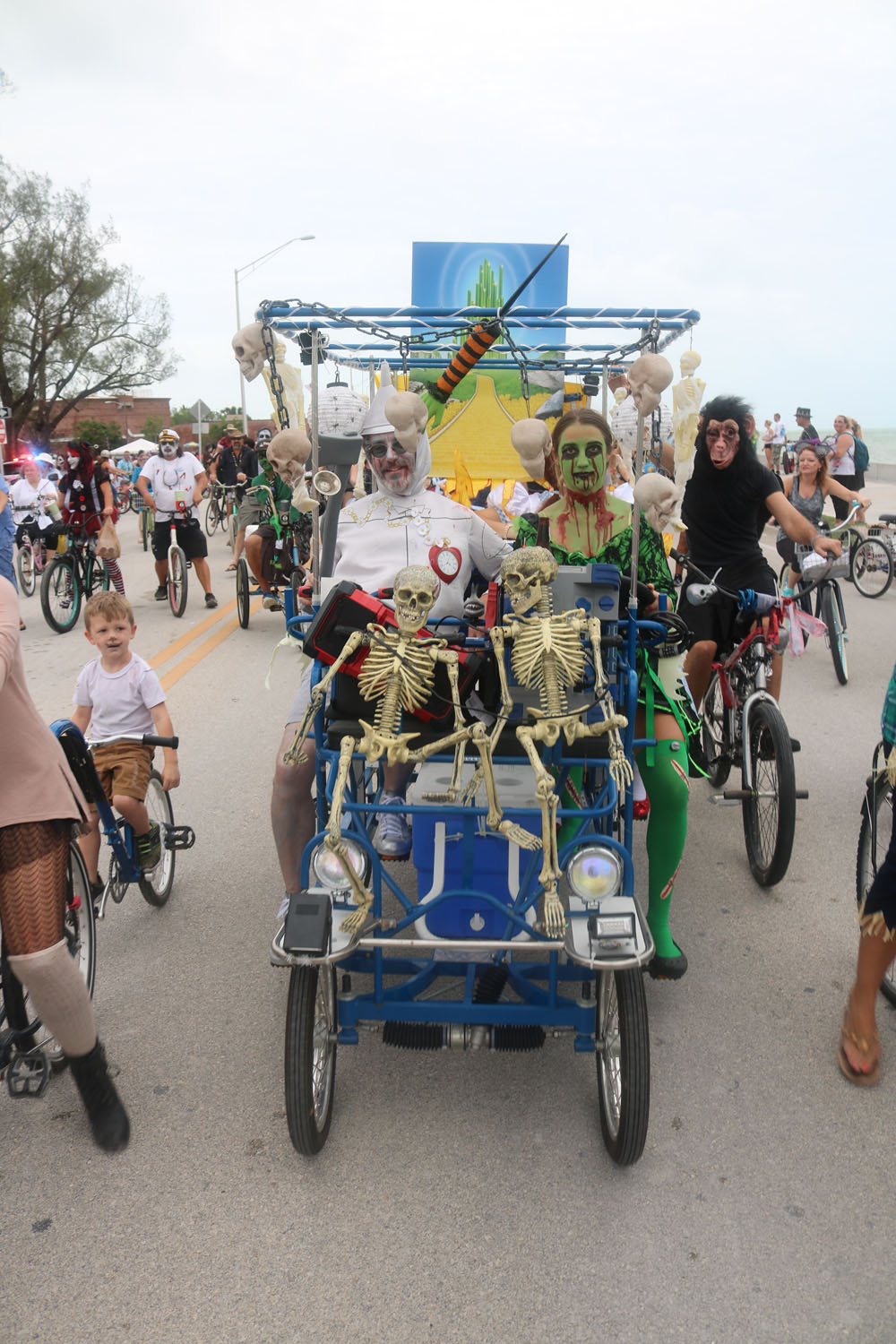 Zombie Bike Ride 2017 photo - Duval Street, Key West